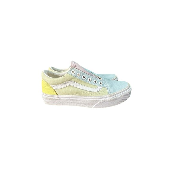 Vans Old Skool Pastel Color Block Size 1 New Without Laces - Picture 2 of 5